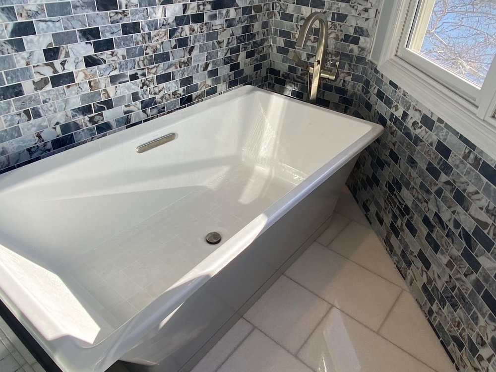 Modern bathroom renovation